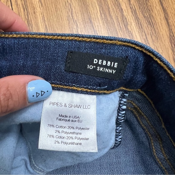 Veronica Beard Debbie 10” Skinny Jeans in Bright Blue - Picture 6 of 12